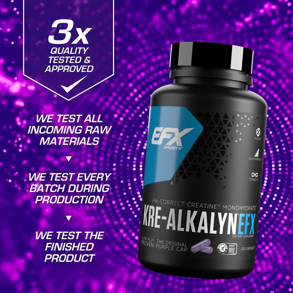 EFX Kre-Alkalyn - 120 Capsules