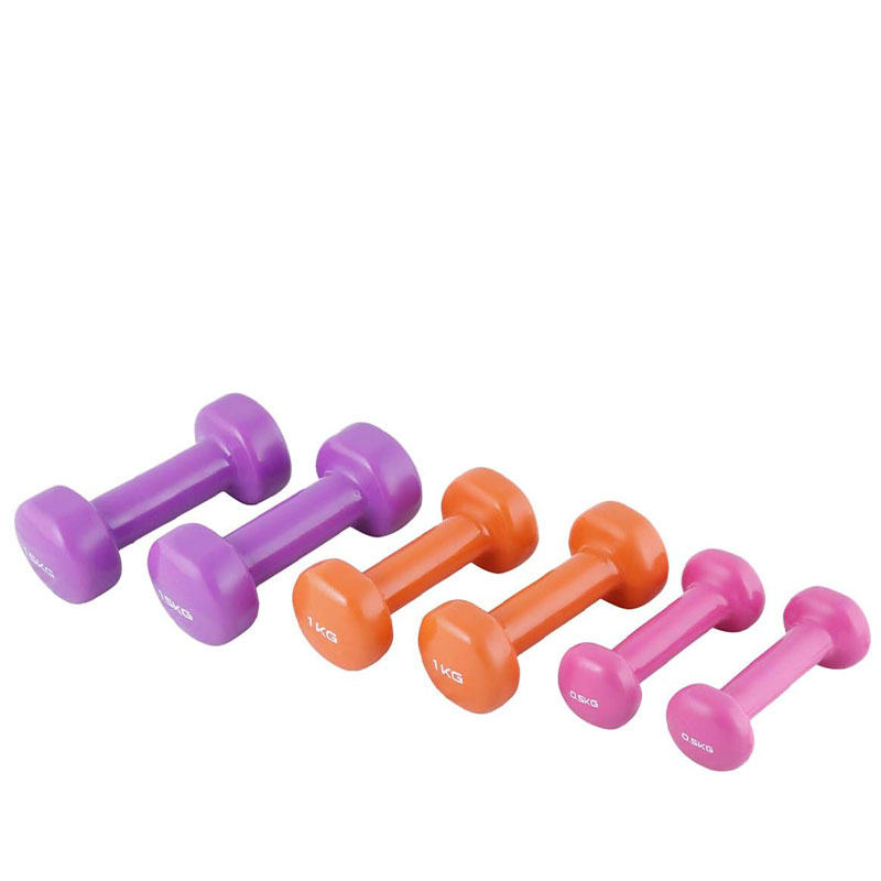 Live Up 6KG Vinyl Dumbbell Set