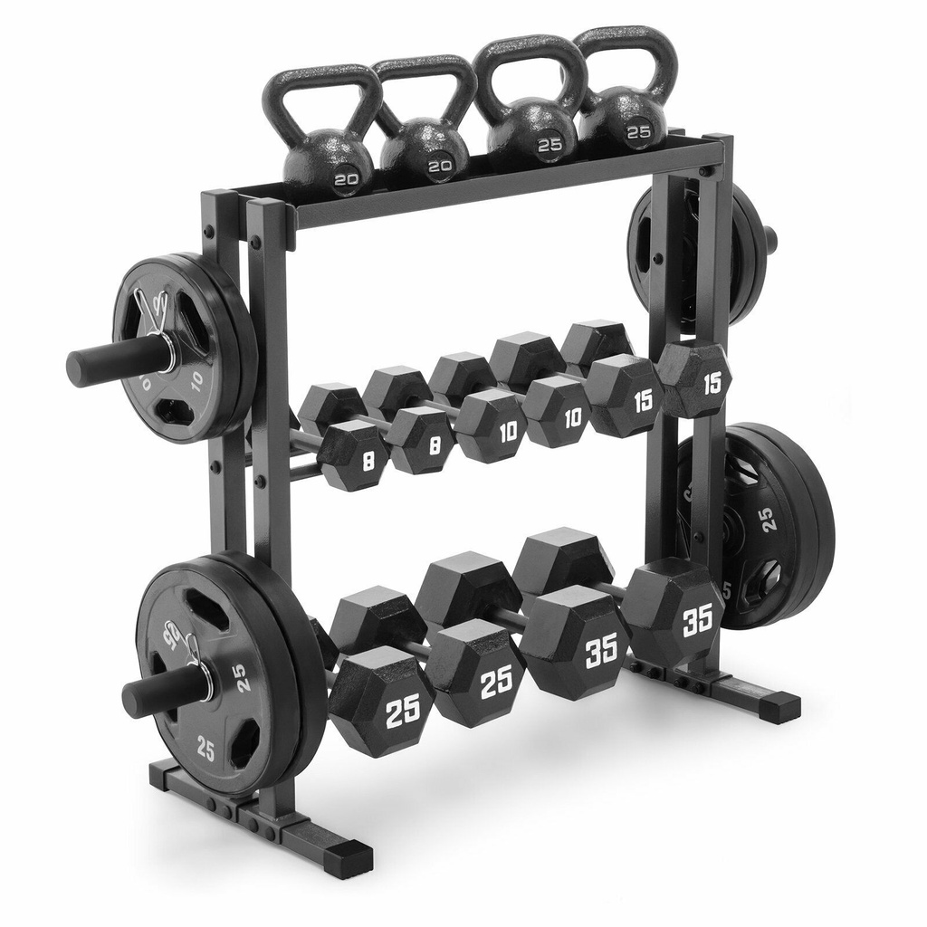 2in1 Dumbbells and plates Rack