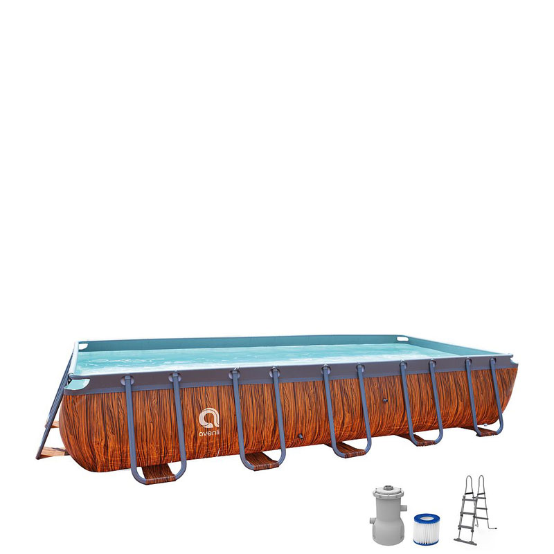 Rectangular Steel Frame Pools 5.4x2.5x1.0cm