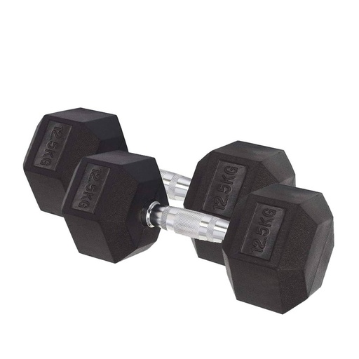 750 Hex Rubber Coated Dumbbell